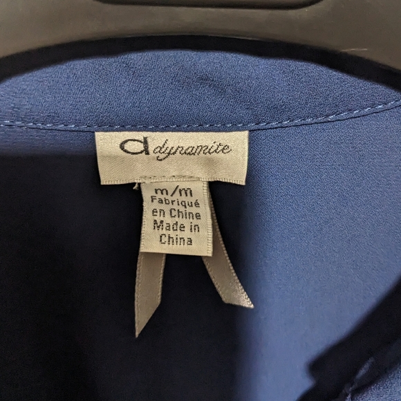 Dynamite | Short Sleeve Utility Dress in Navy - Picture 3 of 8